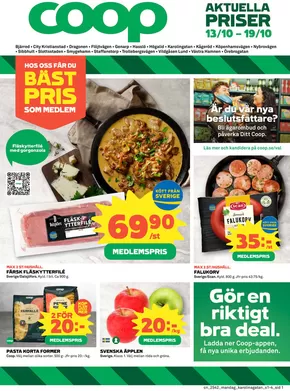Coop-katalog i Landskrona | Fantastiskt erbjudande för fyndjägare | 2025-10-13T00:00:00.000Z - 2025-10-19T00:00:00.000Z