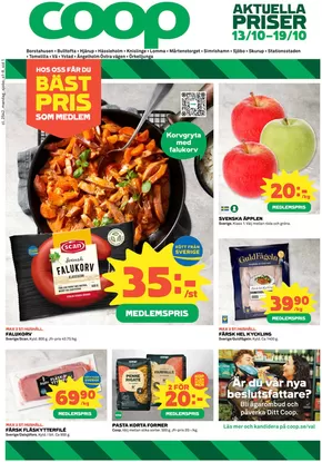 Coop-katalog i Hudiksvall | Aktuella specialerbjudanden | 2025-10-13T00:00:00.000Z - 2025-10-19T00:00:00.000Z