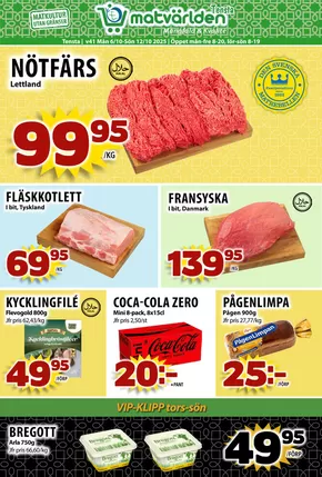 Matvärlden-katalog i Klippan | Veckans erbjudanden Tensta!  | 2025-10-09T00:00:00.000Z - 2025-10-15T00:00:00.000Z