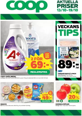 Coop-katalog i Hudiksvall | Våra bästa fynd | 2025-10-13T00:00:00.000Z - 2025-10-19T00:00:00.000Z