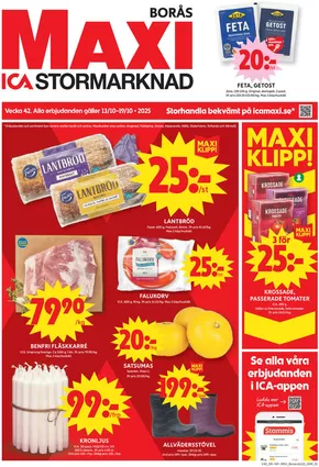 ICA Maxi-katalog i Täby | Top-deals för alla kunder | 2025-10-13T00:00:00.000Z - 2025-10-27T00:00:00.000Z