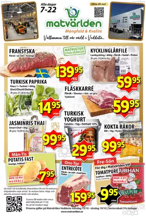Matvärlden-katalog i Täby | Veckans erbjudanden Veddesta! | 2025-10-13T00:00:00.000Z - 2025-10-27T00:00:00.000Z