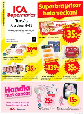 ICA Supermarket-katalog i Täby | ICA Supermarket reklamblad | 2025-10-13T00:00:00.000Z - 2025-10-27T00:00:00.000Z