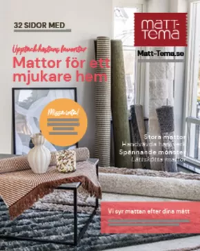 Matt-tema-katalog | Mattor för ett mjukare hem! | 2025-10-13T00:00:00.000Z - 2025-10-31T00:00:00.000Z
