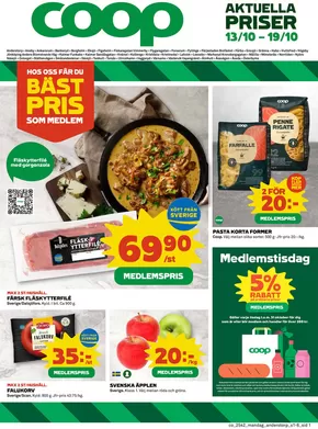 Coop-katalog i Åkersberga | Exklusiva deals och fynd | 2025-10-14T00:00:00.000Z - 2025-10-28T00:00:00.000Z