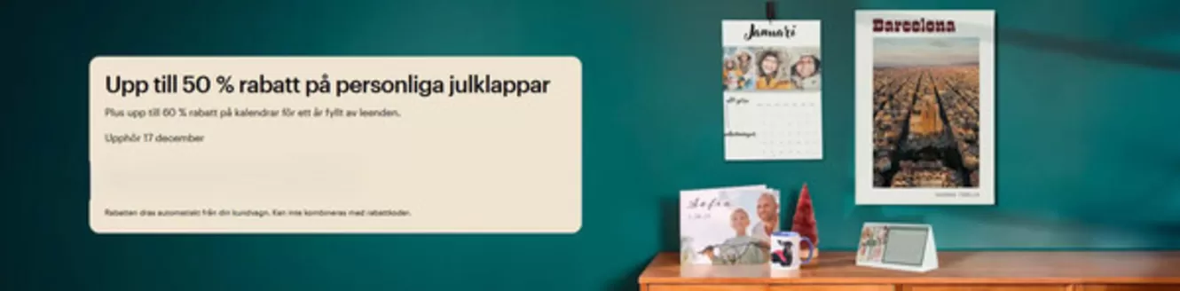 Vistaprint-katalog i Lidingö | Upp till 50% rabatt på personliga julklappar! | 2025-10-14T00:00:00.000Z - 2025-12-17T00:00:00.000Z