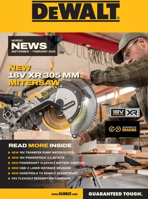 Dewalt-katalog | Dewalt reklamblad | 2025-10-18T00:00:00.000Z - 2025-11-01T00:00:00.000Z