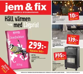 Jem&Fix-katalog i Munkedal | Jem&Fix reklamblad | 2025-10-19T00:00:00.000Z - 2025-11-02T00:00:00.000Z