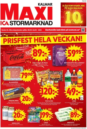 ICA Maxi-katalog i Karlstad | Våra bästa erbjudanden för dig | 2025-10-20T00:00:00.000Z - 2025-11-03T00:00:00.000Z
