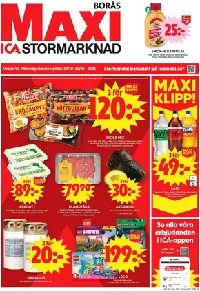 ICA Maxi-katalog i Karlstad | Våra bästa fynd | 2025-10-20T00:00:00.000Z - 2025-11-03T00:00:00.000Z