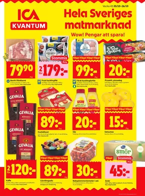 ICA Kvantum-katalog i Kvissleby | ICA Kvantum reklamblad | 2025-10-20T00:00:00.000Z - 2025-11-03T00:00:00.000Z