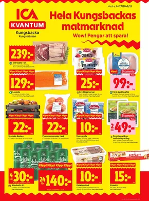 ICA Kvantum-katalog i Vallentuna | Fantastiska rabatter på utvalda produkter | 2025-10-20T00:00:00.000Z - 2025-11-03T00:00:00.000Z