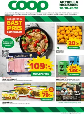 Coop Konsum-katalog i Vallentuna | Nya erbjudanden att upptäcka | 2025-10-20T00:00:00.000Z - 2025-11-03T00:00:00.000Z