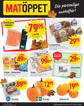 Matoppet reklamblad