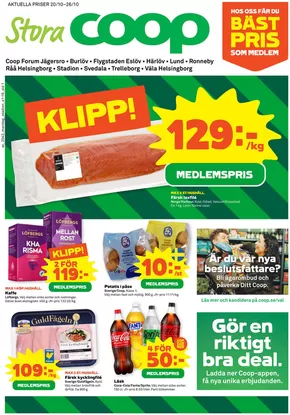 Stora Coop-katalog i Sundsvall | Top-erbjudanden för sparrävar | 2025-10-20T00:00:00.000Z - 2025-11-03T00:00:00.000Z