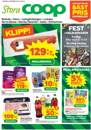 Stora Coop-katalog i Sundsvall | Stora Coop reklamblad | 2025-10-20T00:00:00.000Z - 2025-11-03T00:00:00.000Z