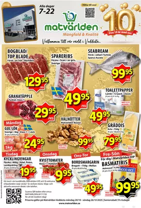 Matvärlden-katalog | Veckans erbjudanden Veddesta! | 2025-10-20T00:00:00.000Z - 2025-11-03T00:00:00.000Z