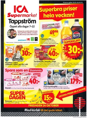ICA Supermarket reklamblad