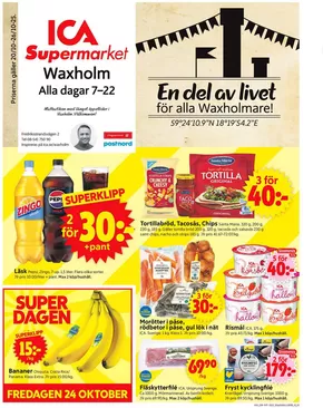 ICA Supermarket reklamblad