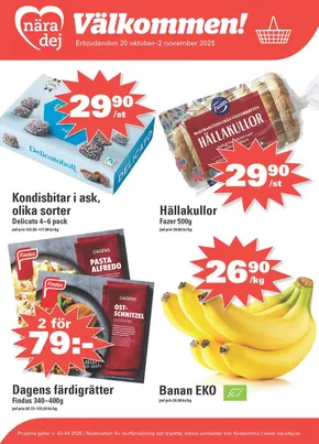Nära dej-katalog i Vallentuna | Kampanjpriser! | 2025-10-20T00:00:00.000Z - 2025-11-02T00:00:00.000Z