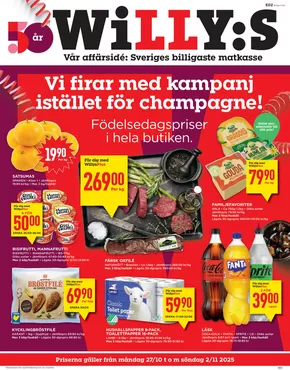 Willys-katalog i Dingelsundet | Fantastiskt erbjudande för alla kunder | 2025-10-21T00:00:00.000Z - 2025-11-04T00:00:00.000Z