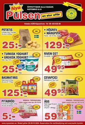 Nya Pulsen-katalog i Dingelsundet | Top-deals för alla kunder | 2025-10-21T00:00:00.000Z - 2025-11-04T00:00:00.000Z