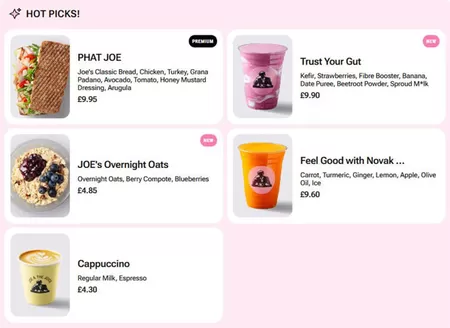 Joe & the Juice-katalog | Meny! | 2025-10-22T00:00:00.000Z - 2025-12-30T00:00:00.000Z