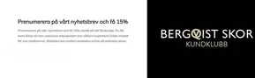 Bergqvist Skor-katalog i Uppsala | Prenumerera på vårt nyhetsbrev och få 15% ! | 2025-10-23T00:00:00.000Z - 2025-11-05T00:00:00.000Z