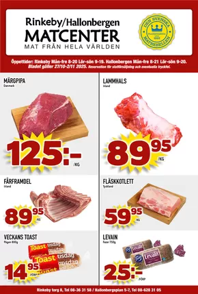 Veckans erbjudanden Matcenter