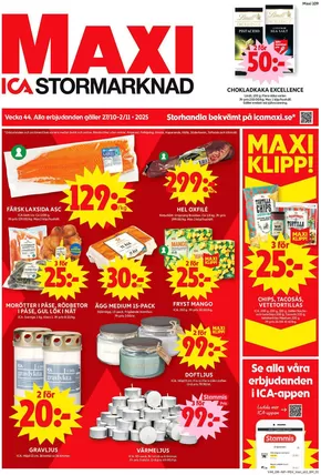 ICA Maxi-katalog i Motala | Aktuella deals och erbjudanden | 2025-10-27T00:00:00.000Z - 2025-11-10T00:00:00.000Z