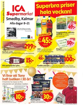 ICA Supermarket-katalog i Arbrå | ICA Supermarket reklamblad | 2025-10-27T00:00:00.000Z - 2025-11-10T00:00:00.000Z