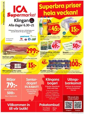 ICA Supermarket reklamblad
