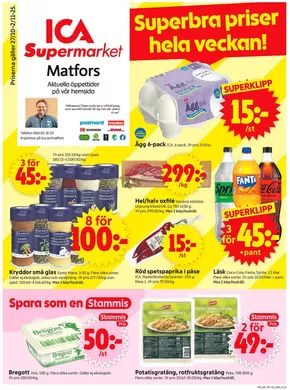 ICA Supermarket reklamblad