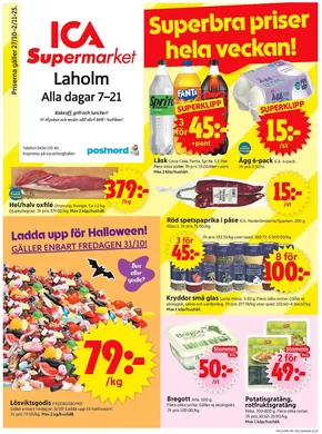 ICA Supermarket reklamblad