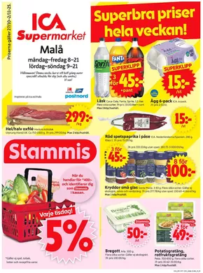 ICA Supermarket reklamblad