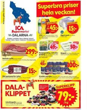 ICA Supermarket reklamblad