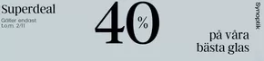 Synoptik-katalog i Höör | Upp till 40% på våra bästa glas. | 2025-10-27T00:00:00.000Z - 2025-11-02T00:00:00.000Z