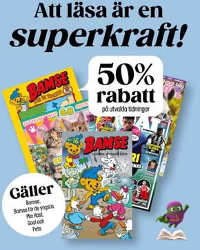 Pressbyrån-katalog i Täby | 50% rabatt på utvalda tidningar! | 2025-10-27T00:00:00.000Z - 2025-11-10T00:00:00.000Z