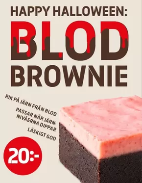 7 eleven-katalog i Borås | Happy Halloween! Blod brownie. | 2025-10-30T00:00:00.000Z - 2025-11-05T00:00:00.000Z