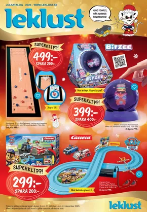Leklust-katalog i Gävle | Leklust reklamblad | 2025-10-31T00:00:00.000Z - 2025-12-24T00:00:00.000Z