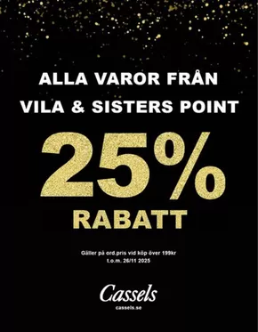 Cassels-katalog i Malmbäck | Upp till 25% rabatt! | 2025-11-03T00:00:00.000Z - 2025-11-26T00:00:00.000Z