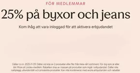 Lindex-katalog i Mangskog | 25% på byxor och jeans! | 2025-11-07T00:00:00.000Z - 2025-11-22T00:00:00.000Z