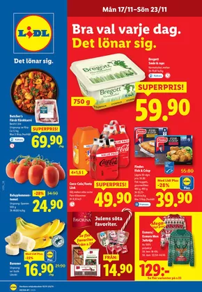 Lidl-katalog i Harg (Uppsala) | Nationell ERBJUDANDEN VECKA 47 | 2025-11-17T00:00:00.000Z - 2025-11-23T00:00:00.000Z