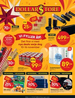 DollarStore-katalog | DollarStore Erbjudanden | 2025-10-16T00:00:00.000Z - 2025-11-16T00:00:00.000Z