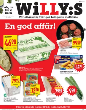 Willys-katalog i Harg (Uppsala) | Aktuella fynd och erbjudanden | 2025-11-10T00:00:00.000Z - 2025-11-16T00:00:00.000Z