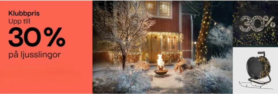 Clas Ohlson-katalog i Torup | Upp till 30% på ljusslingor! | 2025-11-13T00:00:00.000Z - 2025-11-27T00:00:00.000Z