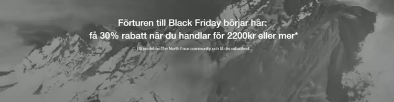 The North Face-katalog i Helsingborg | Black Friday! Få 30% rabatt. | 2025-11-20T00:00:00.000Z - 2025-12-04T00:00:00.000Z