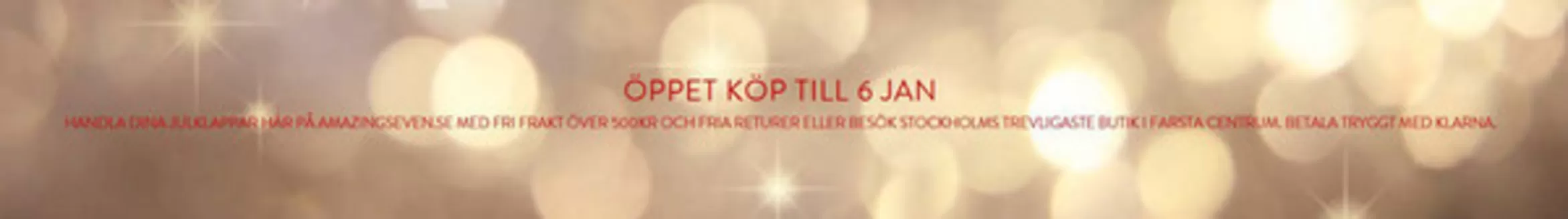 Amazing Seven-katalog i Örkelljunga | Julkampanj! | 2025-11-20T00:00:00.000Z - 2026-01-06T00:00:00.000Z