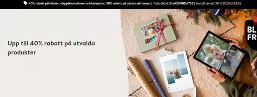 Photobox-katalog i Göteborg | Black Friday!  | 2025-11-21T00:00:00.000Z - 2025-11-30T00:00:00.000Z
