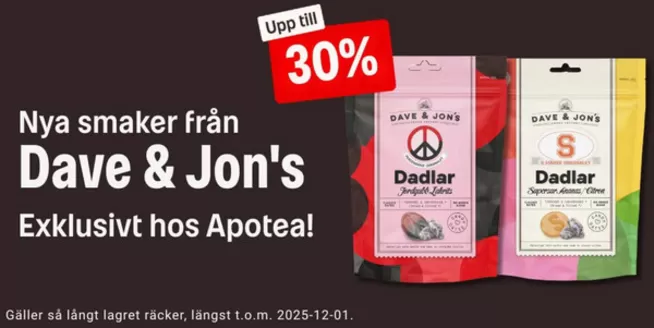 Apotea-katalog i Strömsnäsbruk | Upp till 40%! | 2025-11-25T00:00:00.000Z - 2025-12-01T00:00:00.000Z